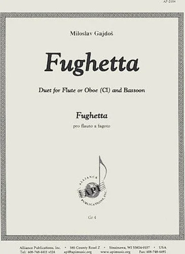 Fughetta For Flute Or Oboe (cl) And Bassoon