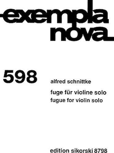 Fugue for Violin Solo