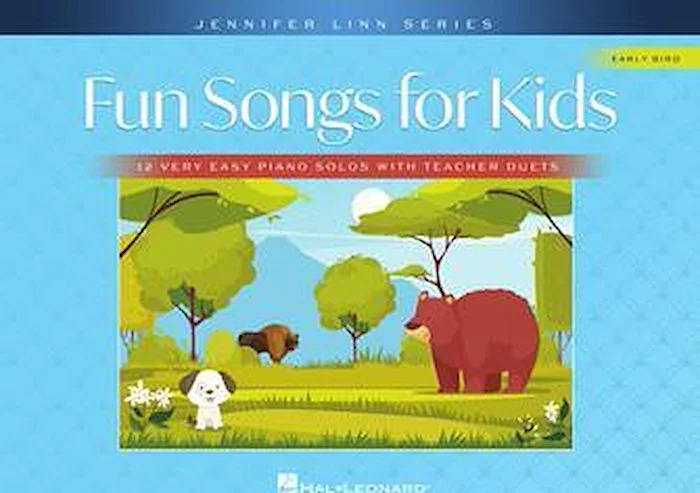 Fun Songs for Kids - 12 Very Easy Piano Solos with Teacher Duets
