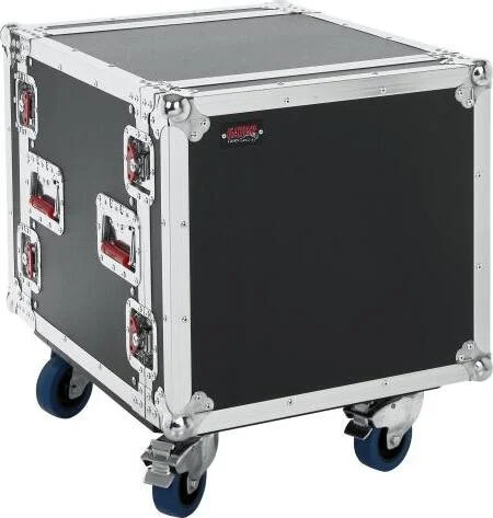 Gator 10U, Standard Audio Road Rack w/ Casters