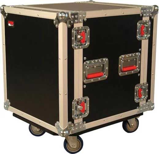 Gator 12U, 24" Deep Audio Road Rack Case w/ Casters