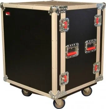 Gator 12U Shock Audio Road Rack Case w/ Casters