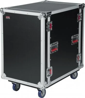 Gator 16U, 24" Deep Audio Road Rack Case w/ Casters