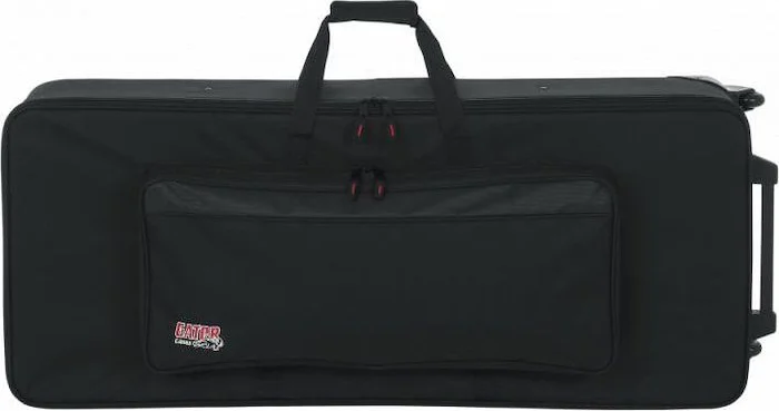 Gator 61 Note Lightweight Keyboard Case on Wheels. 43" x 17.5" x 6.5", GK-61