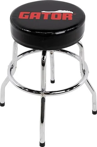 Gator branded 24” padded swivel  player's stool