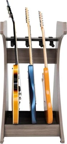 Gator Elite Three Electric/Acoustic Guitar Rack – Grey