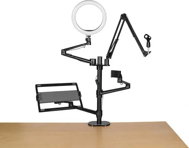 Gator Frameworks Content Creation Desk Mount Stand