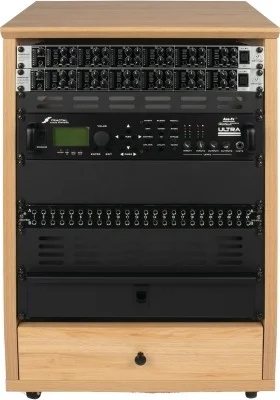 Gator Frameworks Elite Angled Studio Rack - 12U Maple