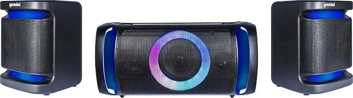 Gemini GSYS-2400 Dual 8" Home Stereo System with Led Party Lighting