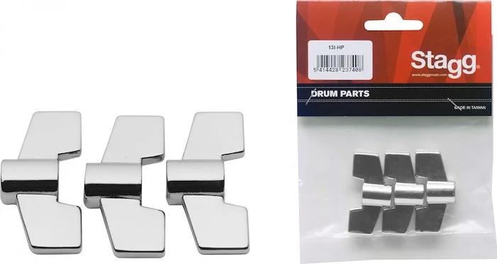 Generic M8 wing nuts (3 pieces)