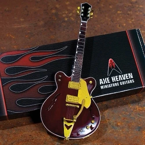 George Harrison Rosewood Hollow Body Model - Miniature Guitar Replica Collectible