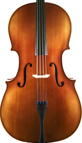 Germantown Violins - Laminate Cello Outfit Patricio Series VC 205L 1/4 with Composite Carbon Bow and D'Addario Helicore Strings