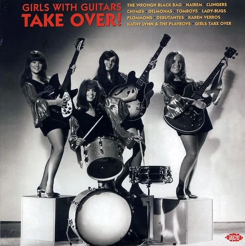 Girls Take Over, The Lady-bugs, Kathy Lynn & The Playboys, Etc. - Girls With Guitars Take Over! (180g) (colored vinyl)