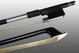 Glasser Premium Fiberglass Viola Bow Silver Wrap 4/4