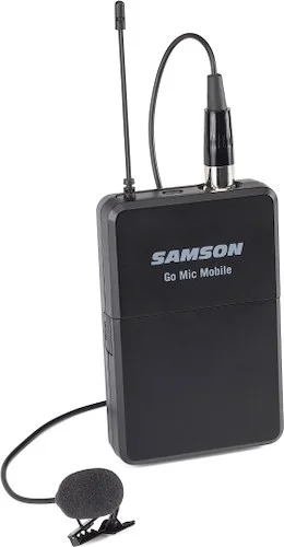 Go Mic Mobile - Lavalier Beltpack Only - Professional Wireless System for Mobile Video
Includes LM8 Lavalier Microphone