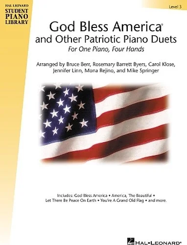 God Bless America and Other Patriotic Piano Duets - Level 3