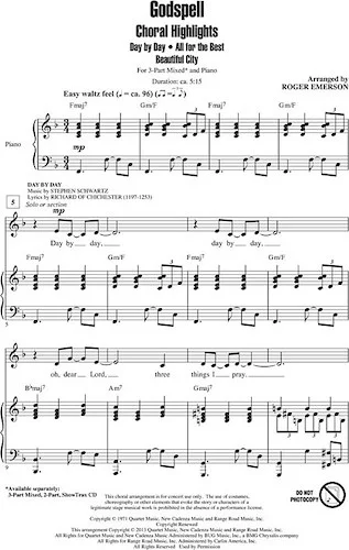 Godspell - Choral Highlights
Discovery Level 2