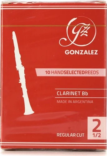 Gonzalez Bb Clarinet RC, Str 2.5, 10 ct