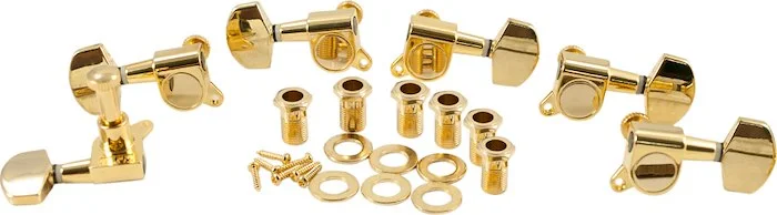 Gotoh 3 Per Side Locking Tuning Machines Gold