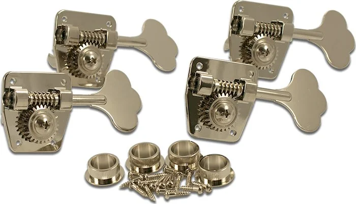 Gotoh 4 In Line Bass Large GB29 Tuning Machines Nickel