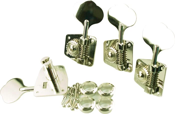 Gotoh 4 In Line Left Hand Bass Large GB2 Tuning Machines Nickel