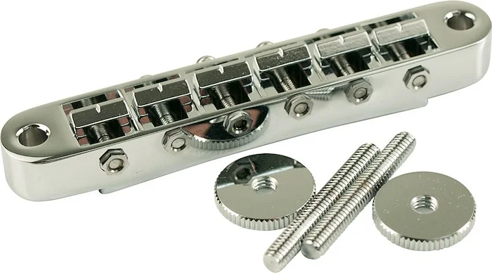 Gotoh Replacement ABR-1 Tune-O-Matic Bridge With Nashville Style Saddles Chrome