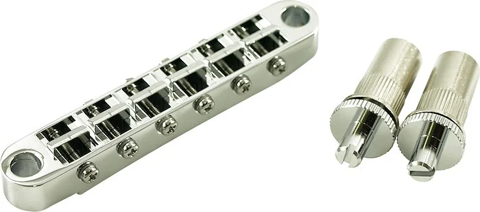 Gotoh Wide Tune-O-Matic Bridge With Large Posts Chrome