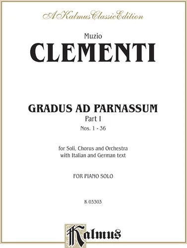 Gradus ad Parnassum, Volume I