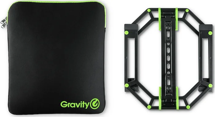 GRAVITY Adjustable stand for Laptops and Controllers including Neoprene Protection Bag