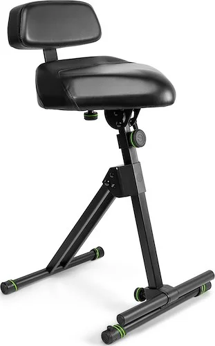 Gravity FM SEAT1 BR - Height Adjustable Stool with Foot and Backrest