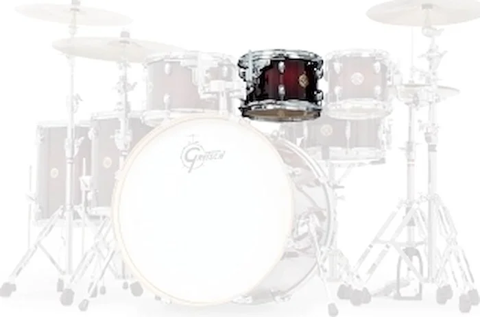 Gretsch Drums Catalina Maple CM1-0710T-DCB Drum Set Rack Tom, Deep Cherry Burst