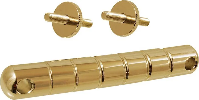 Gretsch-style Solid Brass Bar Bridge<br>Gold