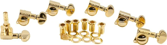 Grover 6 In Line Mini Locking Rotomatics Gold