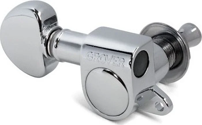 Grover 505C6 Mini Roto-Grip Locking Rotomatics Machine Heads 6-In-Line. Chrome