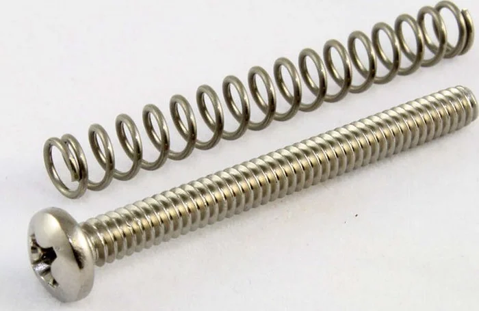 Allparts Steel Bridge Length Screws for Bass<br>Pack of 4