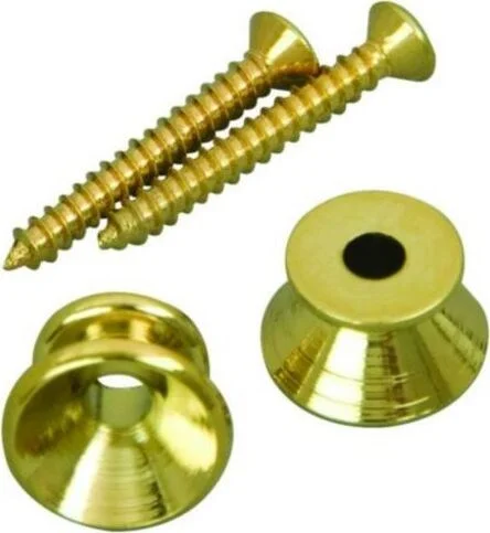 GUITAR BUTTONSBrass - 2 pc