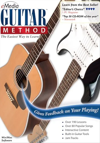 Guitar Method v6 [Mac 10.5 to 10.14, 32-bit only] (Download)<br>eMedia Guitar Method v6 [Mac 10.5 to 10.14, 32-bit only]