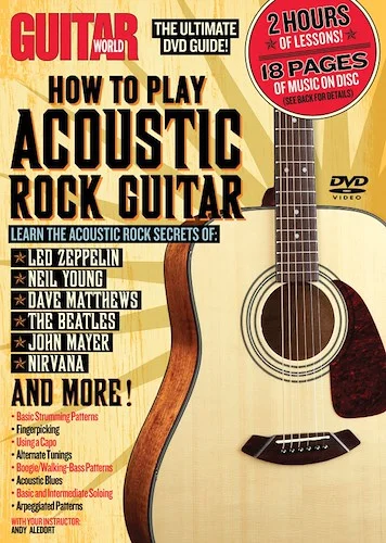 Guitar World: How to Play Acoustic Rock Guitar: The Ultimate DVD Guide!