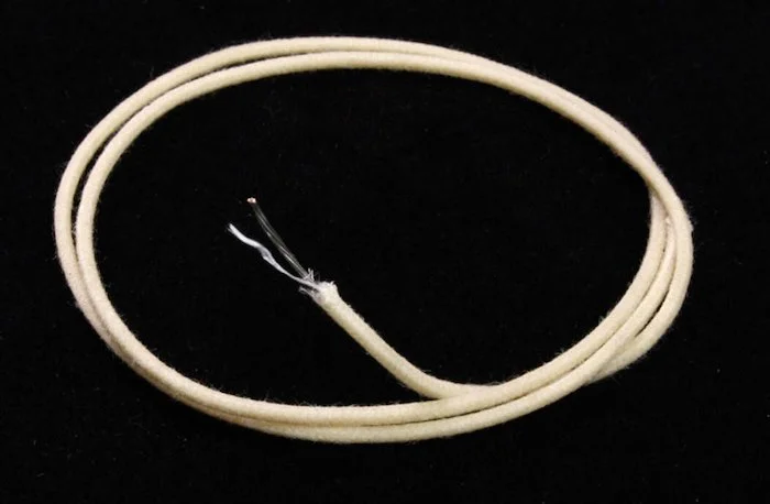 GW-0820 CLOTH COVERED STRANDED WIRE<br>White, 25 feet