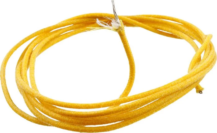 GW-0820 CLOTH COVERED STRANDED WIRE<br>Yellow, 25 feet