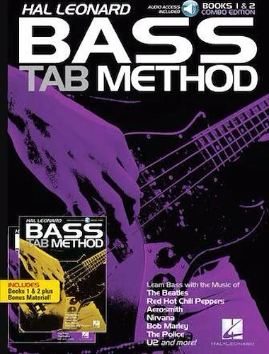 Hal Leonard Bass Tab Method - Combo Edition of Books 1 & 2 with Online Audio