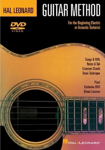 Hal Leonard Guitar Method DVD - For the Beginning Electric or Acoustic Guitarist