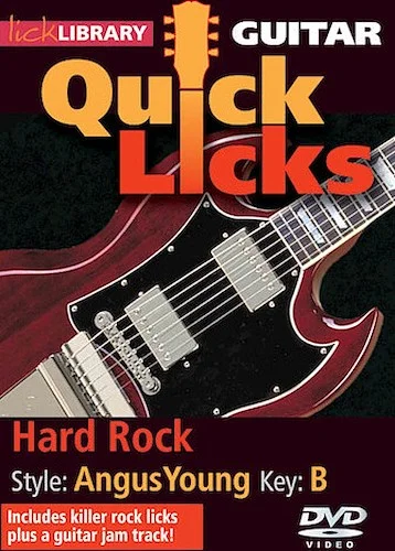 Hard Rock - Quick Licks - Style: Angus Young; Key: B
