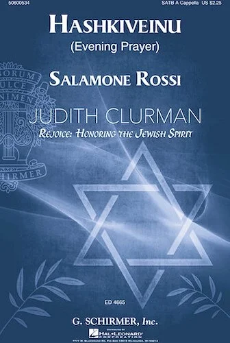Hashkiveinu (Evening Prayer) - Judith Clurman Rejoice: Honoring the Jewish Spirit Choral Series