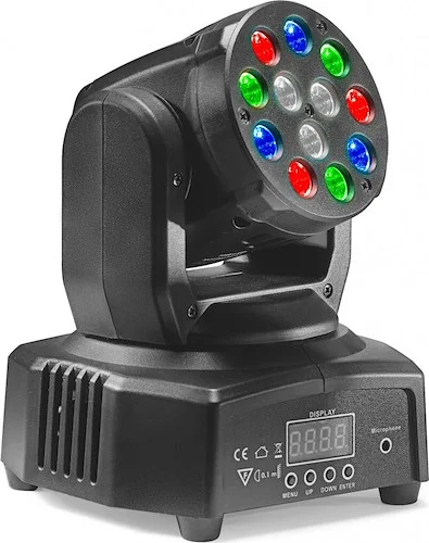 HeadBanger 6 moving head with 12 x 3-watt R/G/B LED (Headbanger Mini 6)