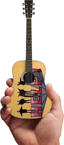 Help! Fab Four Tribute - Officially Licensed Miniature Guitar Replica