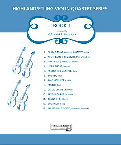 Highland/Etling Violin Quartet Series: Book 1