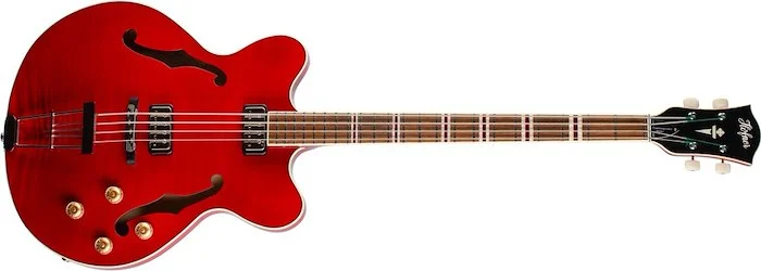 HOFNER Contemporary Verythin Bass, Transparent Red