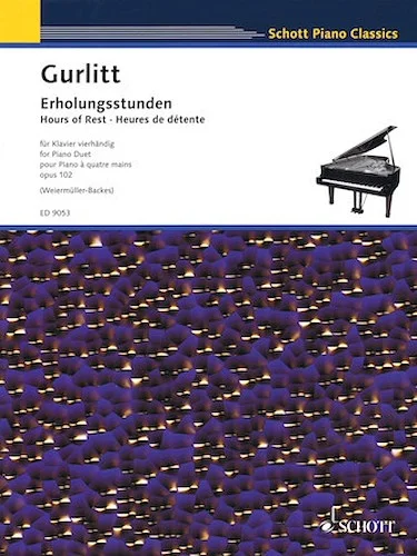 Hours of Rest, Op. 102 - 26 Pieces in All Major and Minor Keys for Piano Duet