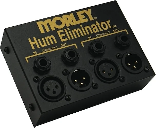 Hum Eliminator(TM) 2 - 2-Channel Box with 1/4 inch. "Smart Jacks" (TS or TRS)
Model HE-2